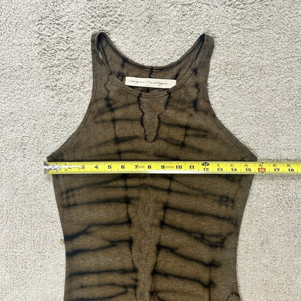 Raquel Allegra Dress Women’s Size 1 (Medium) Brown Tie Dye Point Sleeveless Midi - Picture 6 of 13